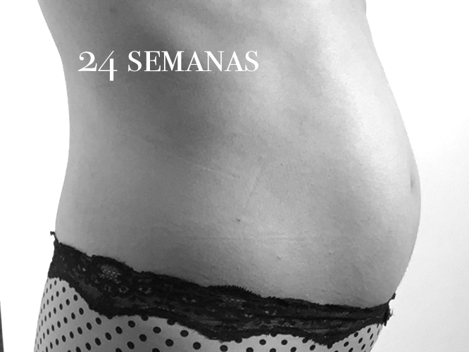 24 semanas de gravidez completas!!