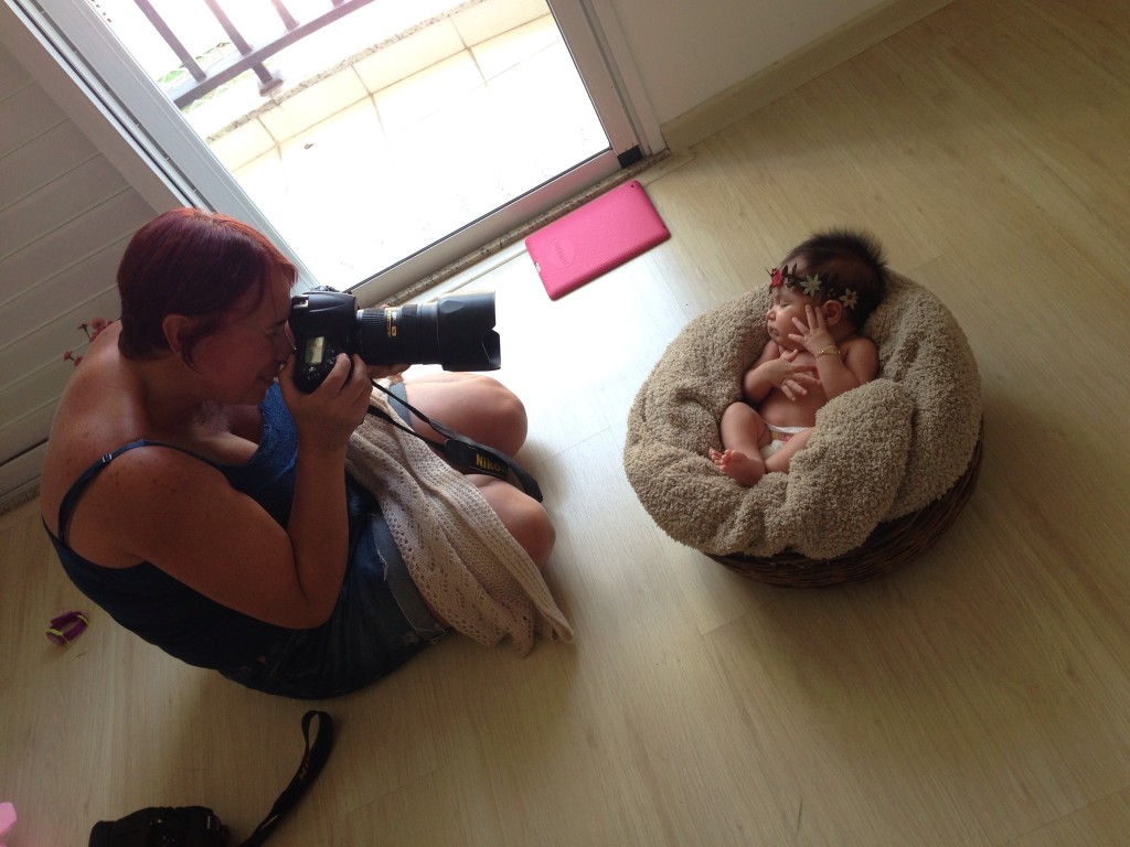 Mais uma dos bastidores no quarto da Bruneca!