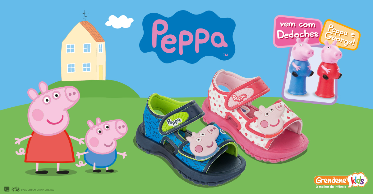 Peppa Pig da cabeça aos pés