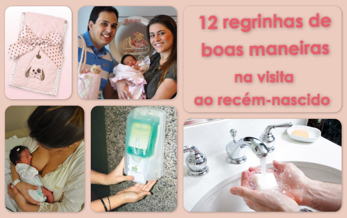 12 regras de boas maneiras na visita ao recém-nascido