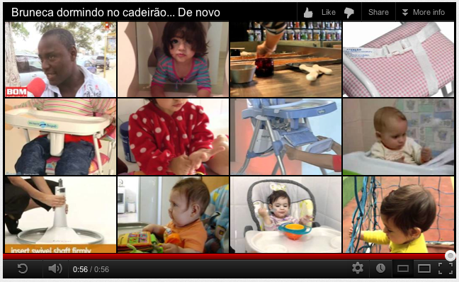 As gracinhas dos nossos filhos e o YouTube