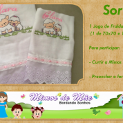Sorteio Jogo de Fraldas “Mimos de Mãe” Personalizado