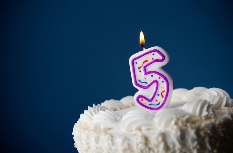 A melhor forma de comemorar 5 anos do blog é… escrevendo