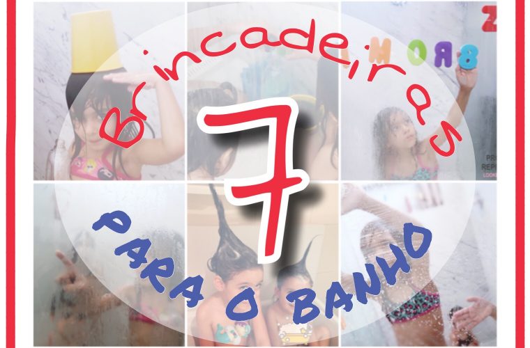 7 Brincadeiras para a hora do banho de chuveiro