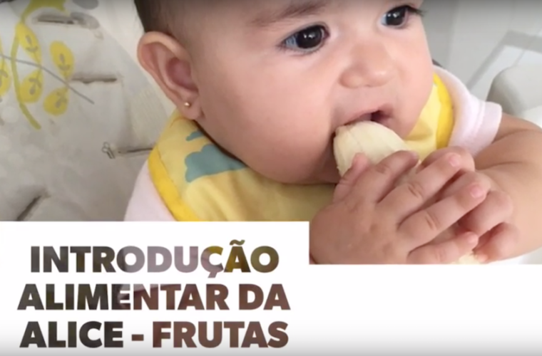 A introdução das frutas para o bebê